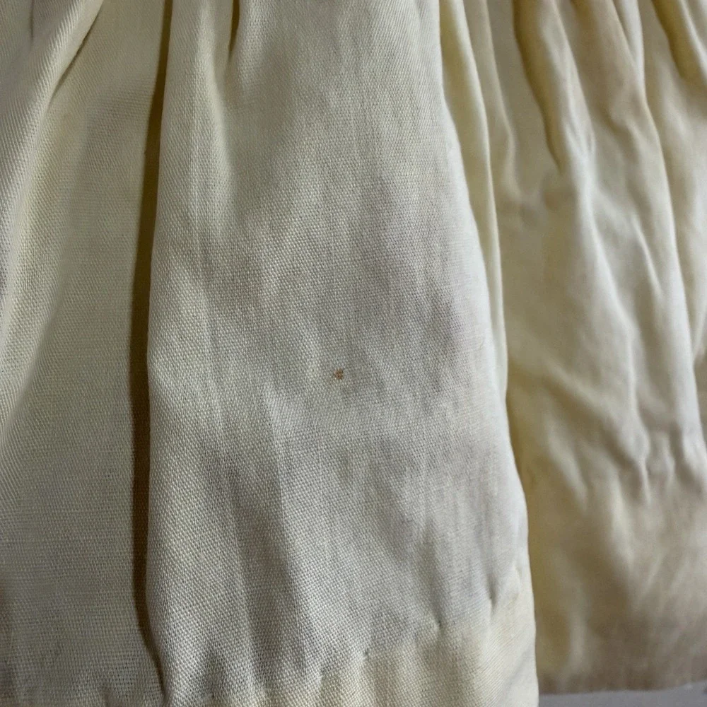 Vtg 50s Nannette Smocked Yellow Toddler Frock Dress Sz 2 Repair Flaws As-Is USA